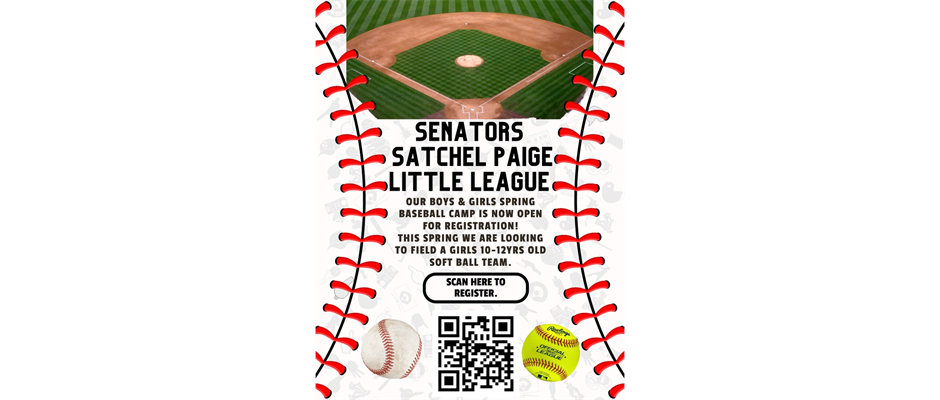 Hit the fields in 2025 with Senators Satchel Paige Spring League 